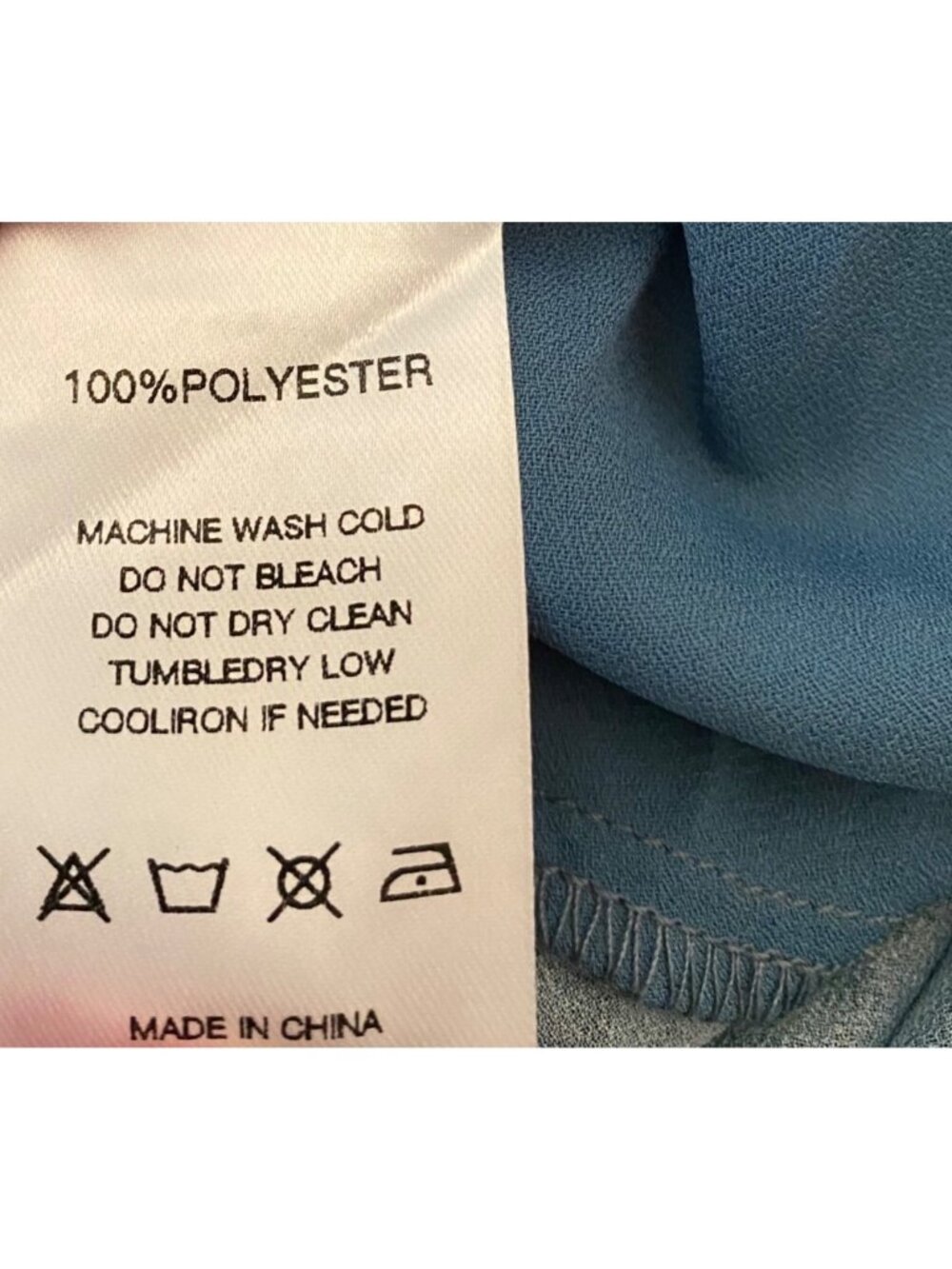 NWT Ador Blue Floral Tiered Maxi Dress Flutter Sleeves XL - Picture 5 of 10